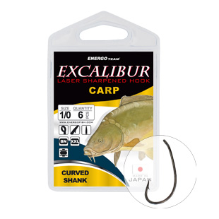 Excalibur carp curved shank size: 2